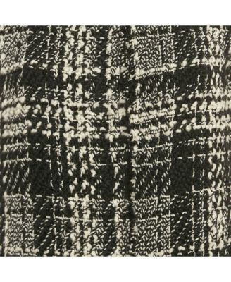 Women's Black Tweed Shift Dress