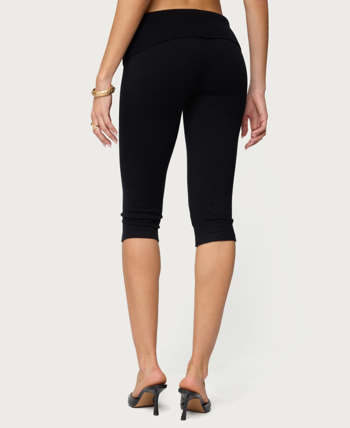 Edikted Women's Skyla Knit Capri Pants