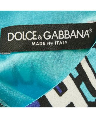 Women's Blue Printed Crepe Sleeveless Crop Top & Shorts Set