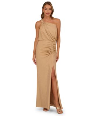 Women's Metallic Knit Long Dress 
