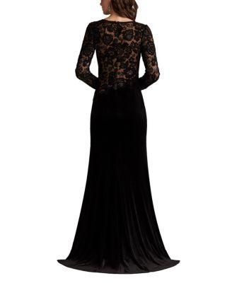 Women's Forena Embroidered Crepe Gown