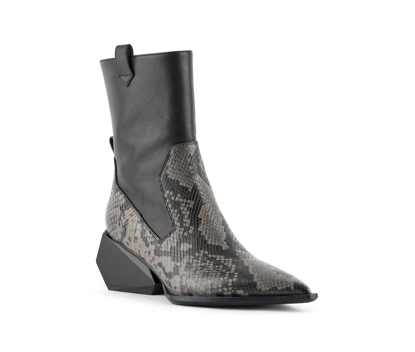 Женские ботинки United Nude Ricky West Mid II Western Boot, цвет: Угольный — фото 2