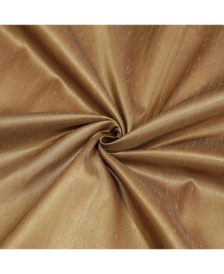 Ruched Vintage Textured Faux Dupioni Silk Curtain