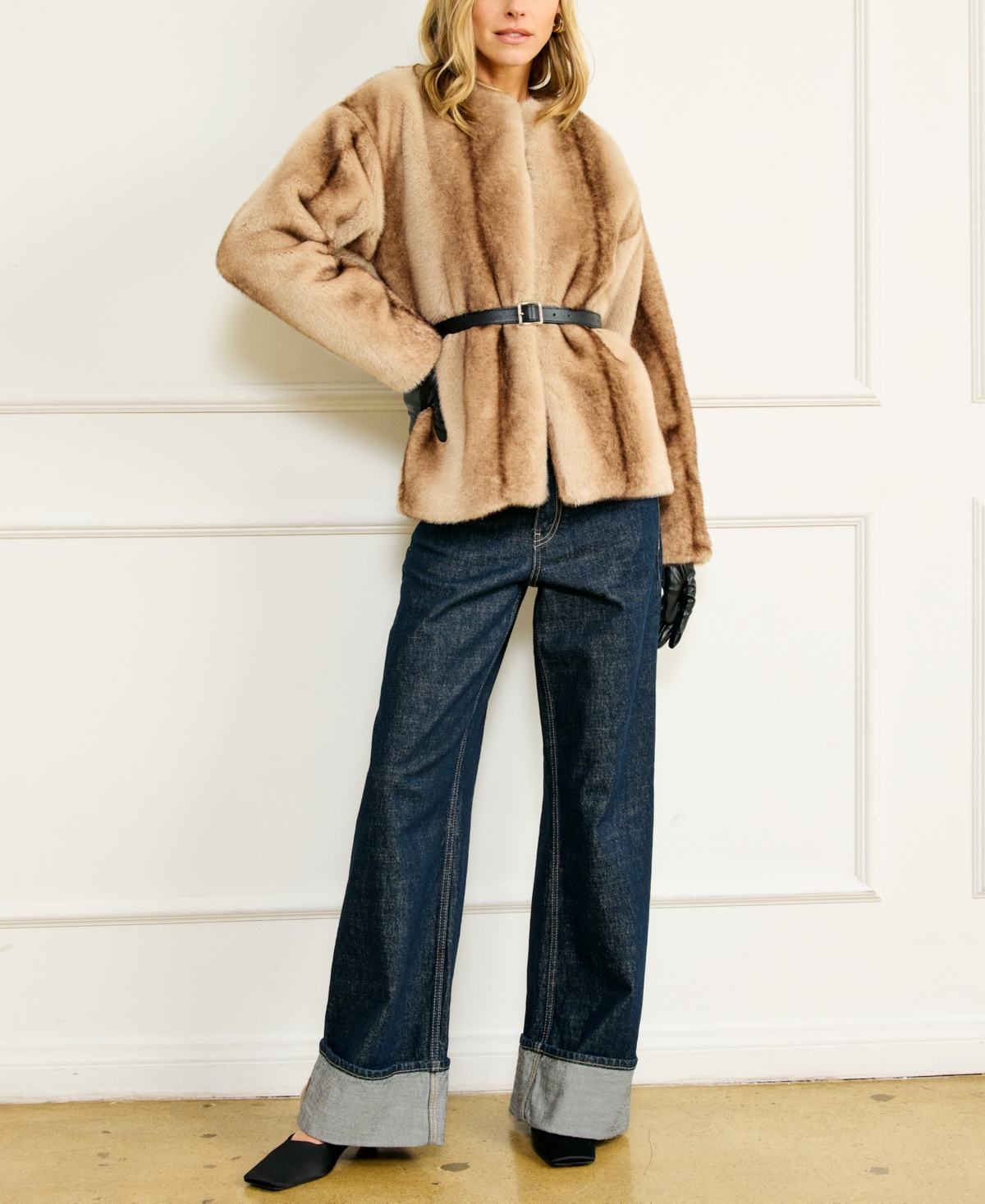 Line & Dot Women's Crewneck Jacket