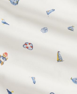 Baby Boys' Round-Neck Coverall, Beanie, and Bib, 3-Piece Gift Set