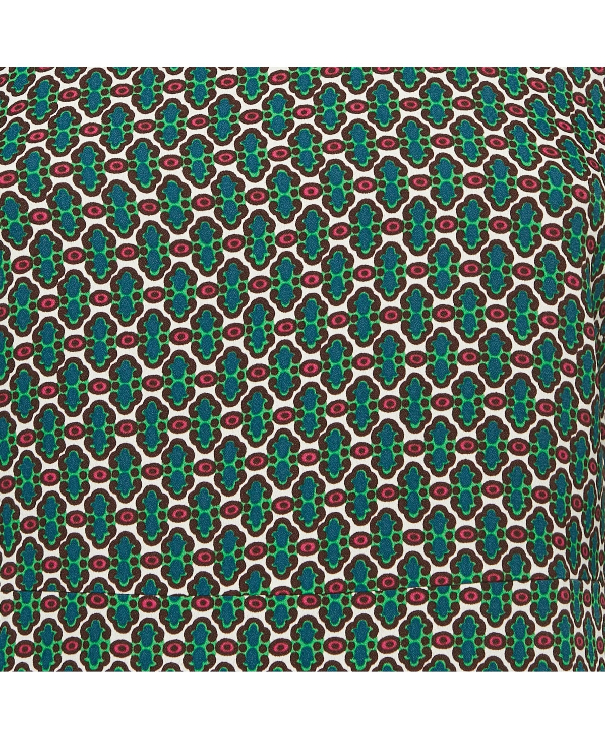 Pre-Owned Marni Women's Green Printed Crepe Midi Dress