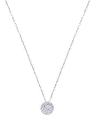 Diamond Pendant Necklace (1/4 ct. t.w.) in 14k Yellow Gold (also in 14k White Gold)