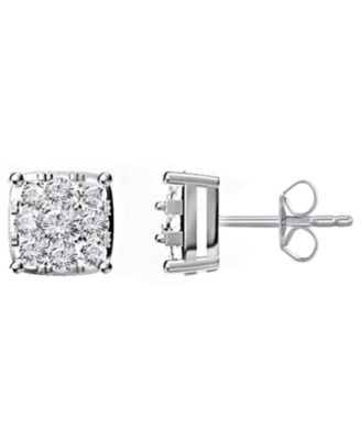 Diamond Stud Earrings (1 ct. t.w.) in 14k White Gold