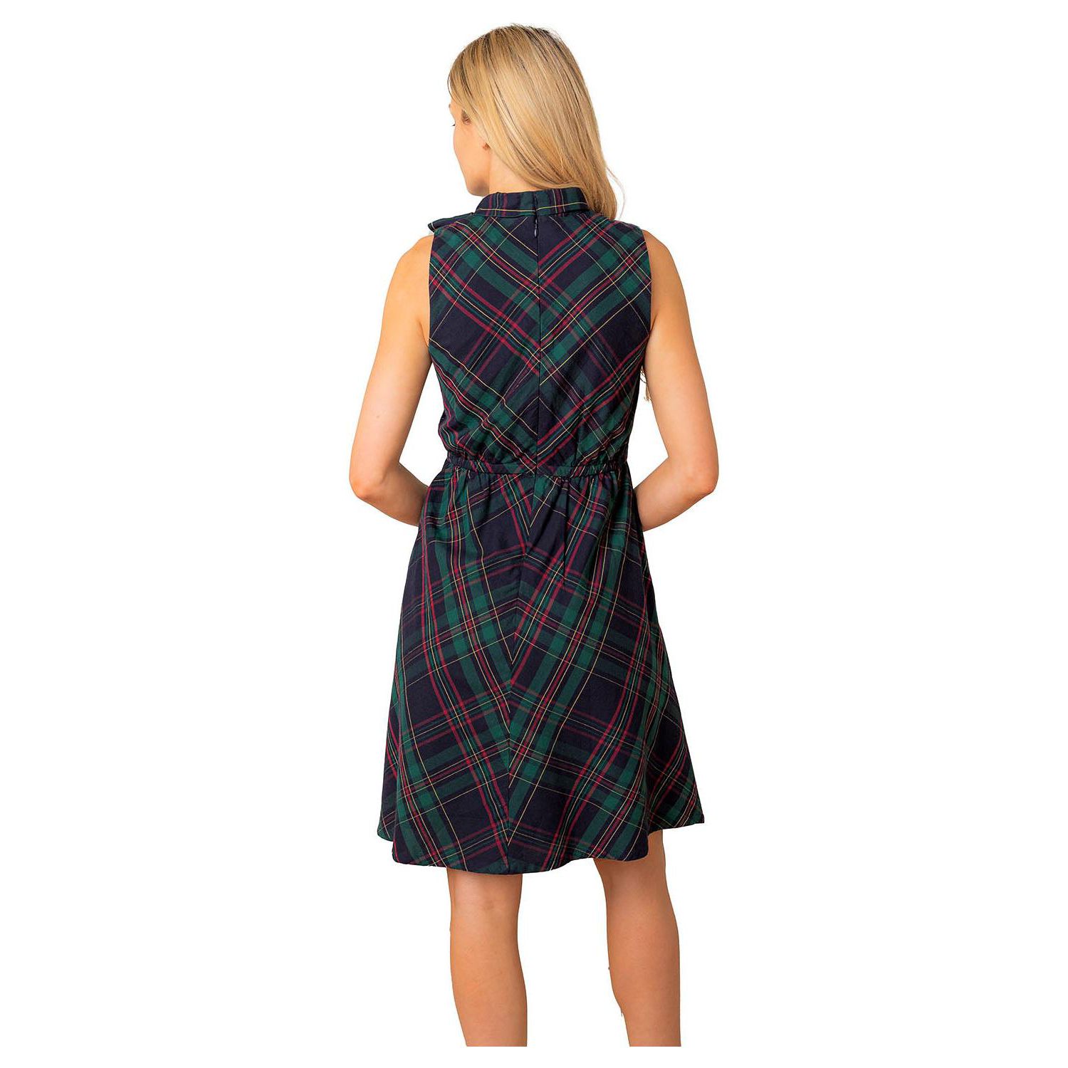 Women's Hope and Henry Organic Sleeveless Bow Neck Dress