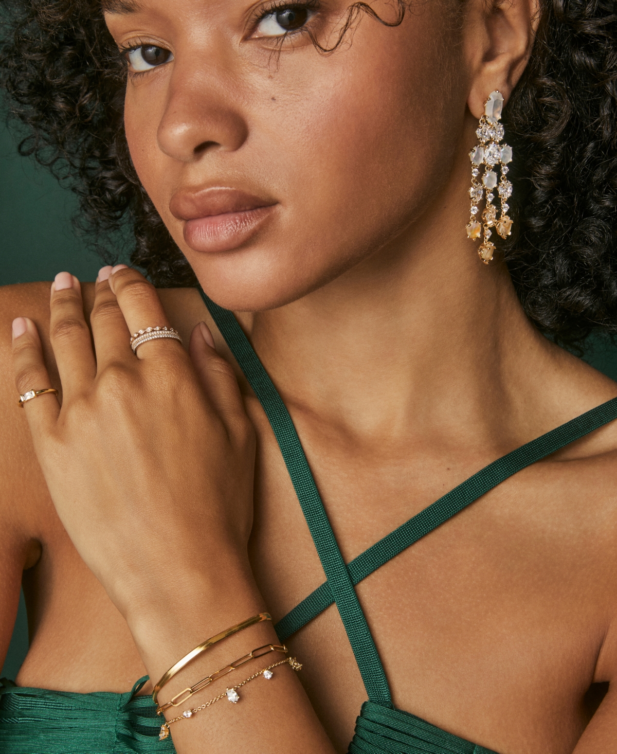 Kendra Scott Multi-Stone Statement Earrings