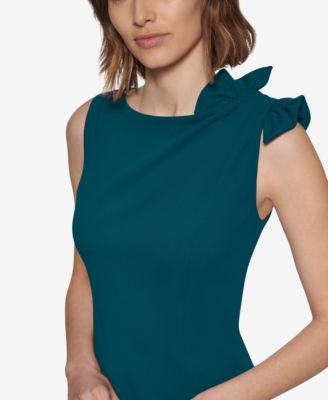 Women's Boat Neck Short Dress