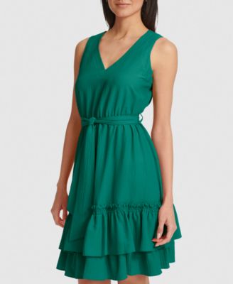 Women's V-Neck Short Dress