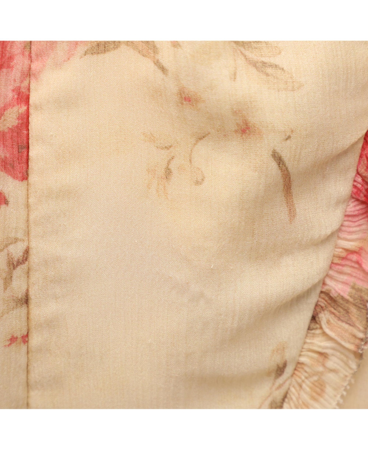 Pre-Owned Zimmermann Women's Yellow Floral Print Silk Corsair Corset Frill Mini Dress