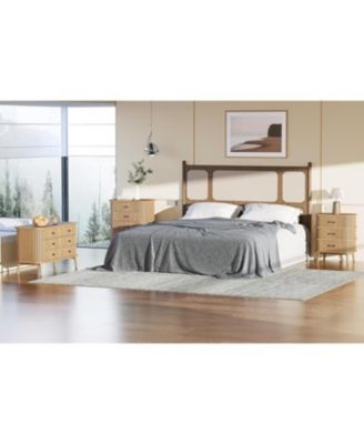 + 6-Drawer + Natural Wood + Black HandlesGaomon + 6-Drawer + Natural Wood + Black Handles + Double Dresser