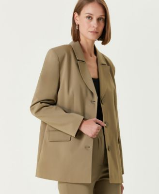 Women's Cotton Blend Classic Blazer