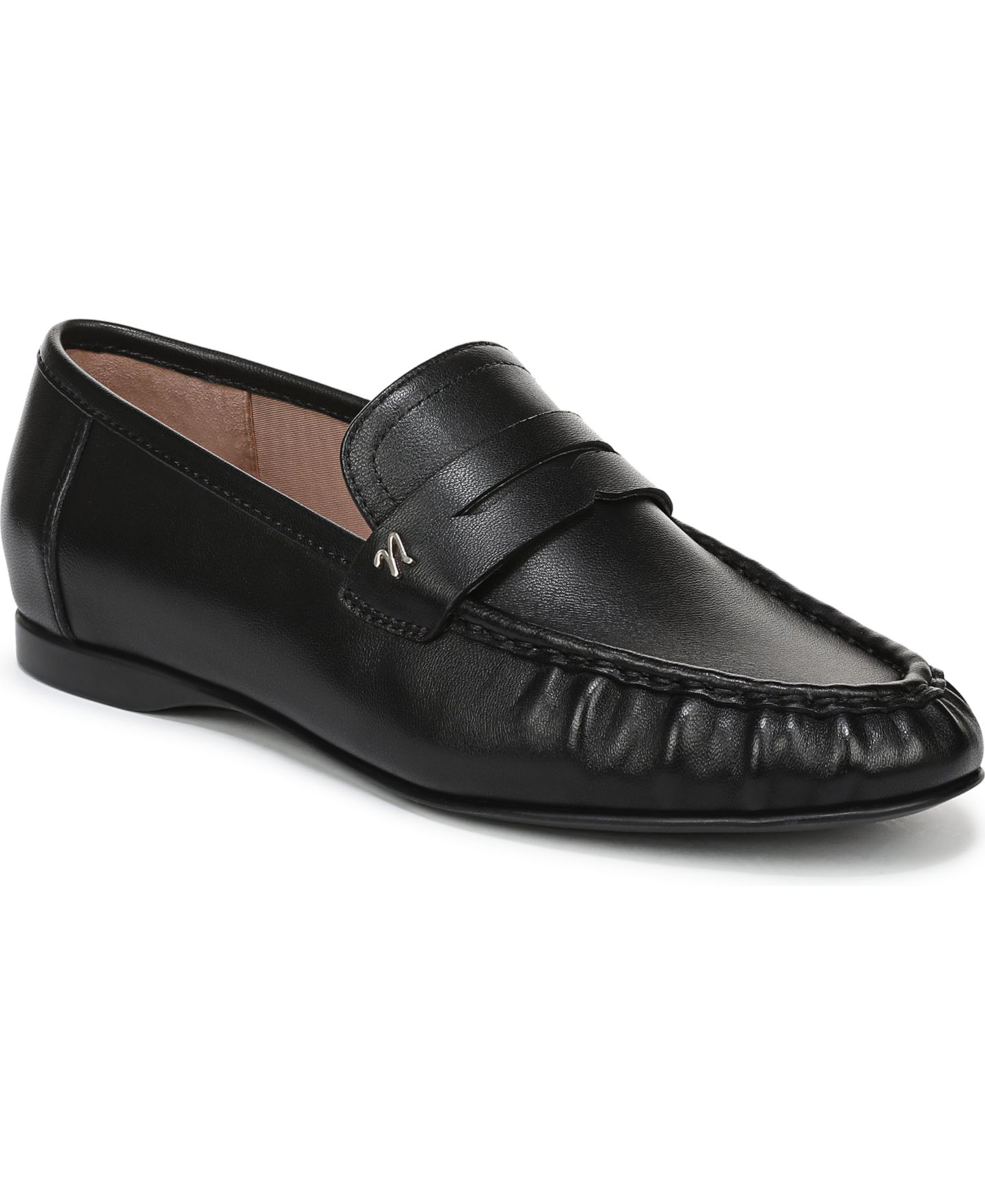 Женские туфли Naturalizer Bloom Slip-On, цвет: Чёрный кожаный — фото 1