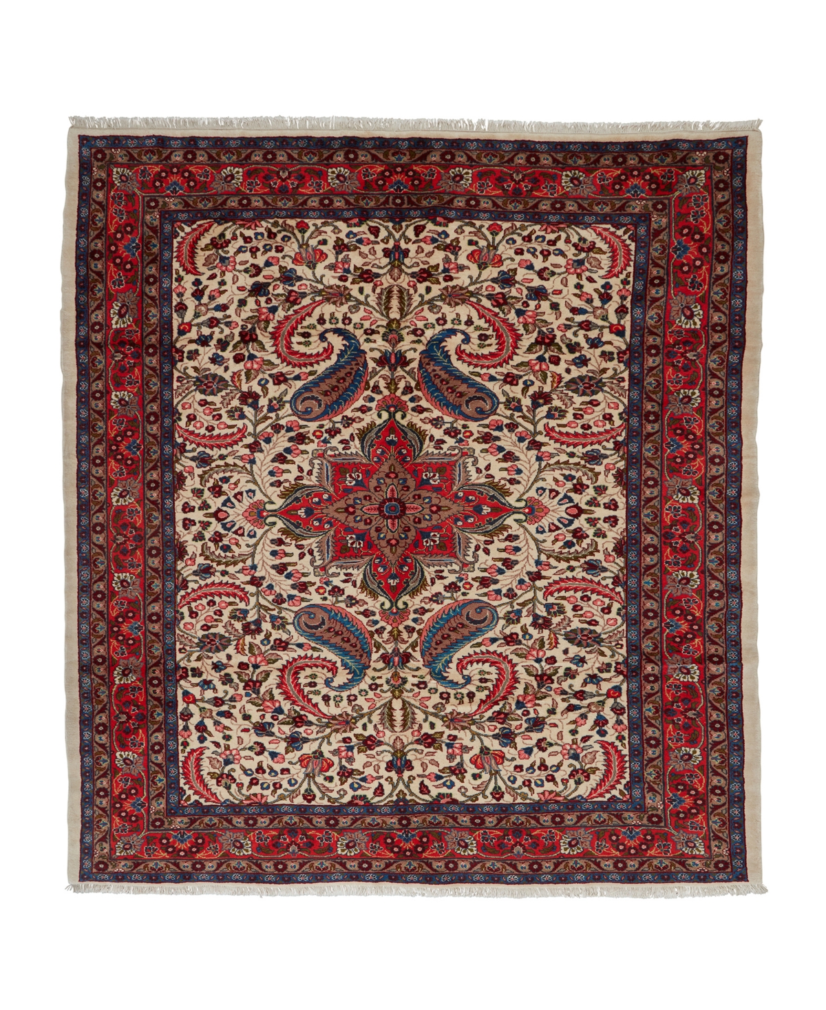 Adorn Hand Woven Rugs Persian Mehraban 7' 0" x 9' 4" Area Rug