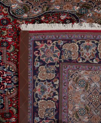 Persian Kashan Silk 4' 5" x 7' 6" Area Rug