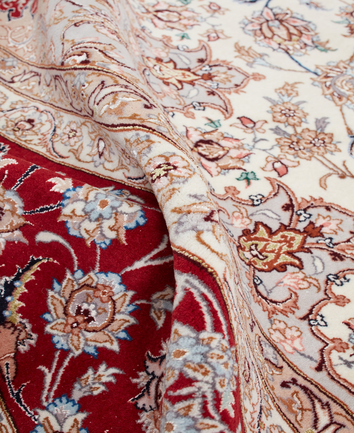 Adorn Hand Woven Rugs Persian Isfahan 8' 7" x 12' 3" Area Rug