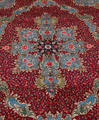 Persian Lavar Kerman 7' 10" x 11' 2" Area Rug