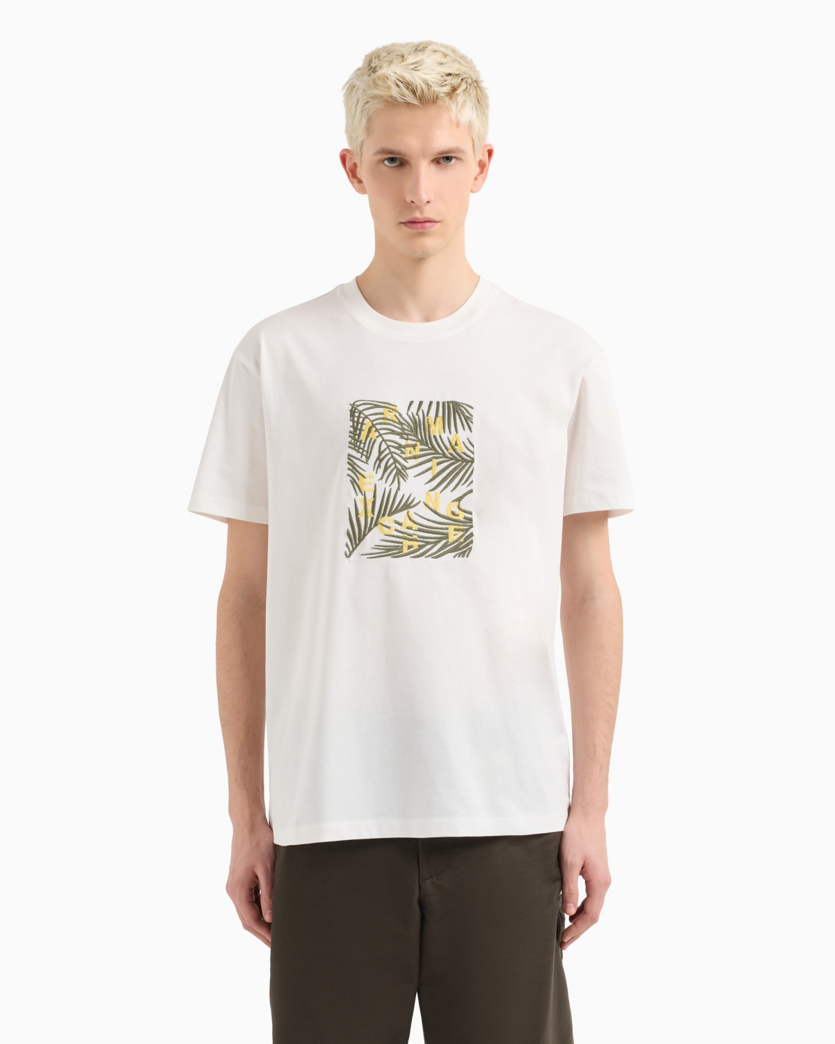 A|X Armani Exchange Men's Palm Graphic T-Shirt