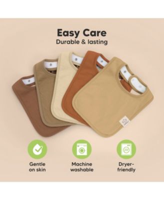 8-Pack Coast Baby Bibs for Boy, Girl, Drool Bibs, Baby Bib for Girls, Boys