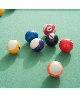 55Inch Folding Pool Table with Professional Green Felt and Complete Accessory Set Space Saving Billiards Table