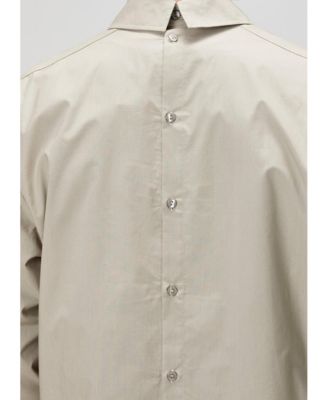 Men's Cotton Patch-Detail Woven Shirt