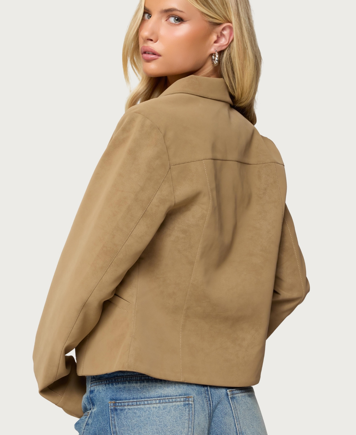 Edikted Women's Cozette Faux Leather Jacket