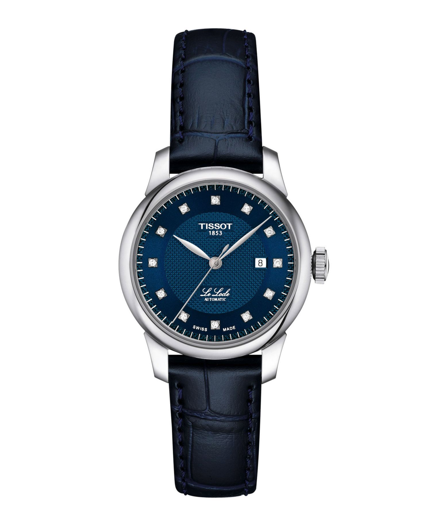 Women's Blue Leather Bracelet Watch, 29mm