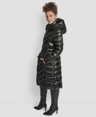 Women's Full-Zip Front Quilted Puffer Coat