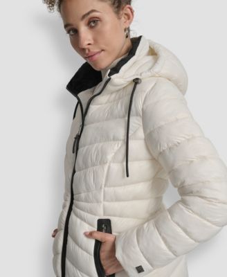 Women's Stand Collar Zipper-Front Coat