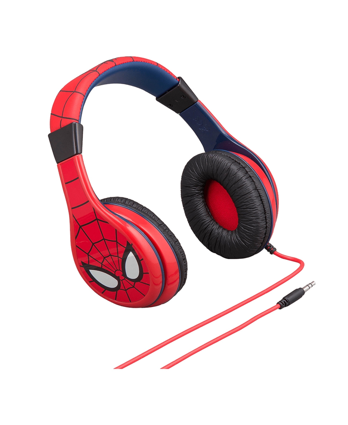 eKids Spiderman Volume-Limiting Kids Wired Headphones