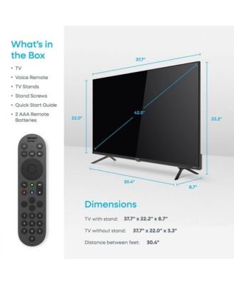43" Revolution Series 4K UHD HDR LED Smart Xumo TV - E550AE43CG