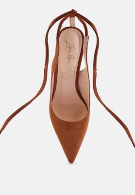 Womens Spiced Night Fantasy Heel Lace-Up Sandals