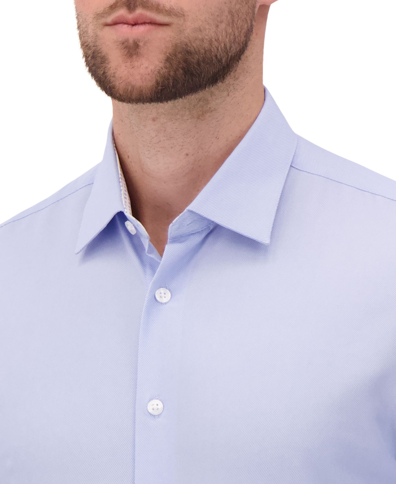 Men's 4-Way Modern-Fit Woven Dress Shirt
