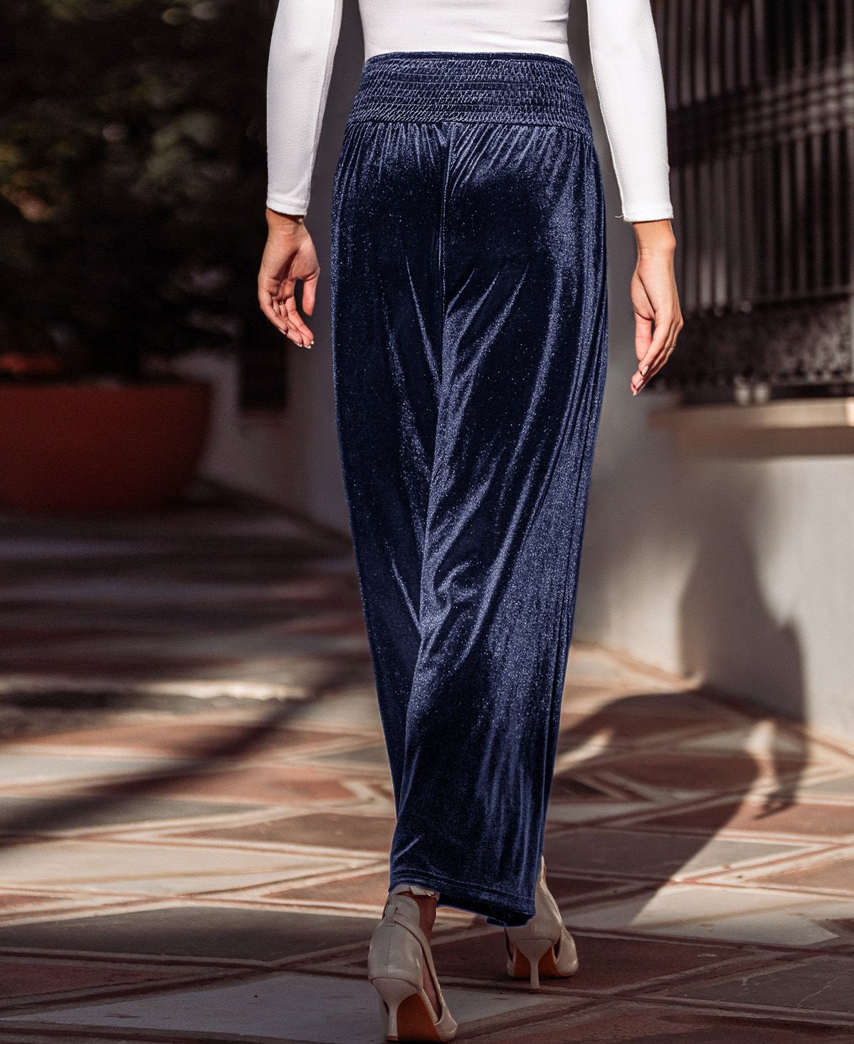 Cupshe Women's Socialite Blue Pants