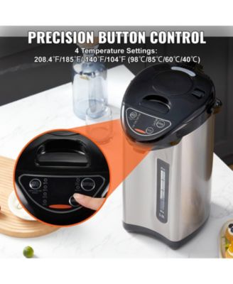 Hot Water Dispenser 4-Temp Stainless-Steel Boiler 5L Countertop Heater