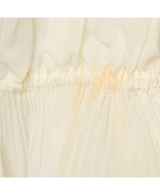 Women's Crepe Ruffled The Lovestruck Crop Top