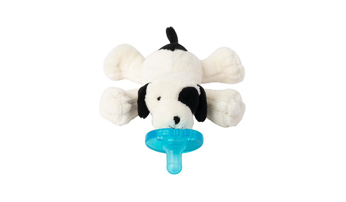 WubbaNub Baby Black and White Puppy Pacifier Teething & Feeding