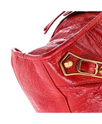 Small City Classic Metallic Edge Bag Leather