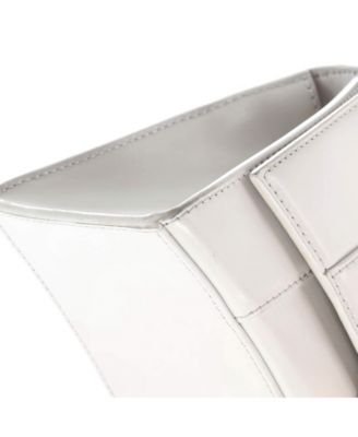 Small Hourglass Top Handle Bag Leather