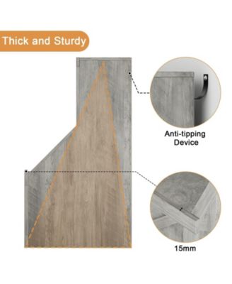 Kids Bookshelf Bookcase Toddlers Playhouse Cabinet Shelf