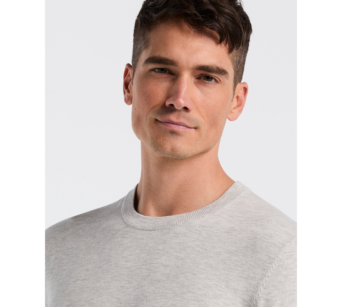 Perry Ellis Men's Crewneck Tech Pullover Sweater