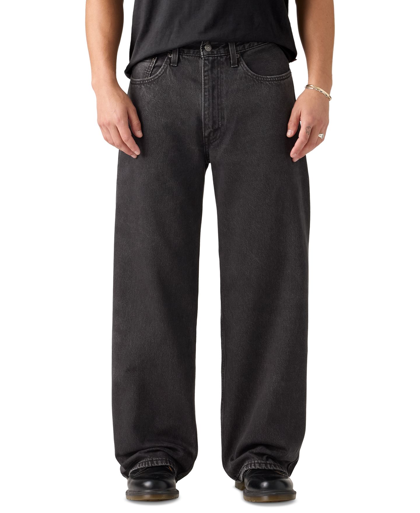 Мужские джинсы Levi's Extra Baggy, цвет: Чёрный — фото 2