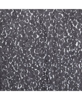 Women's Grey Lace V-Neck Top