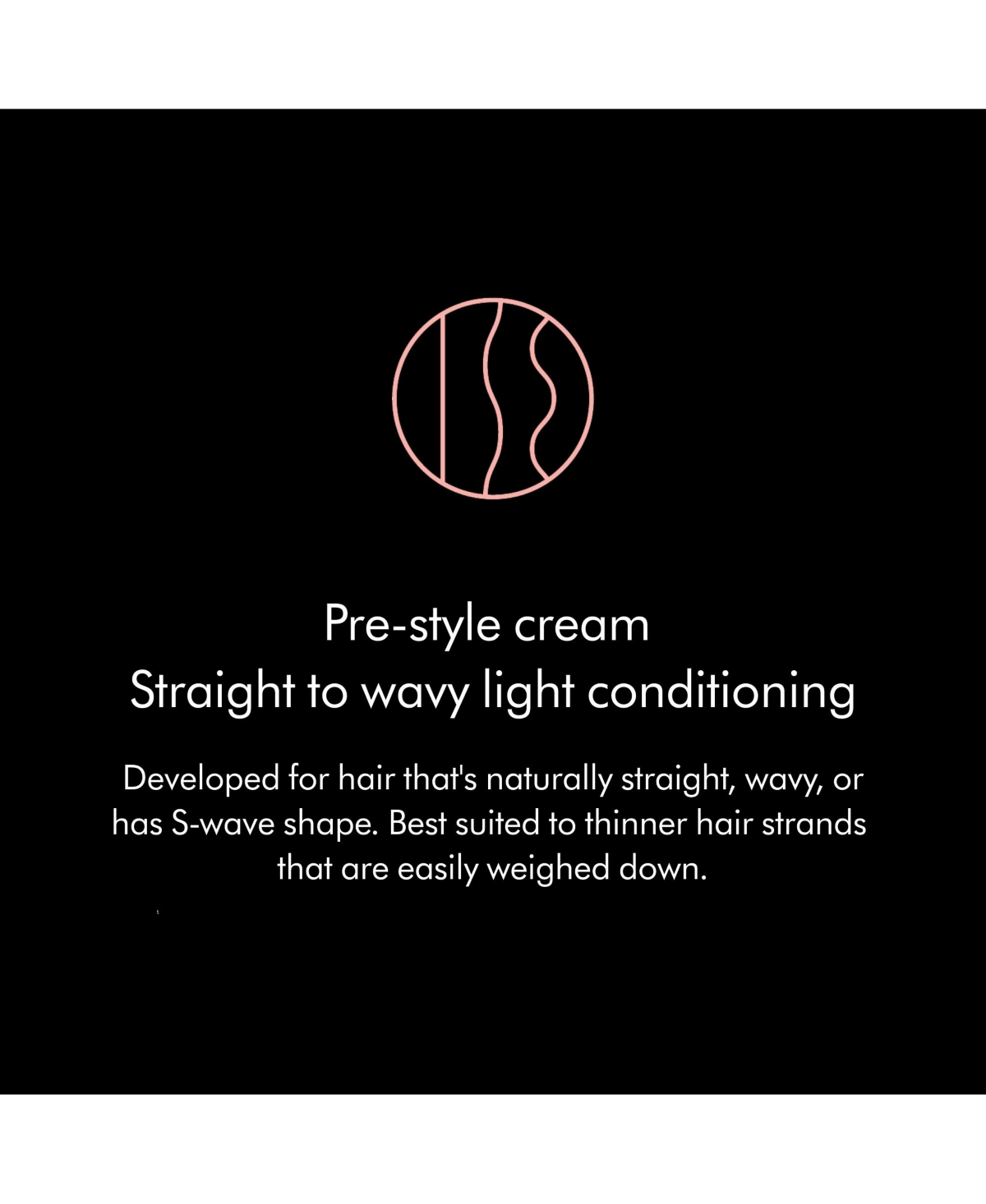 Dyson Chitosan Pre-style cream travel mini, Straight to wavy, Light conditioning, 30mL