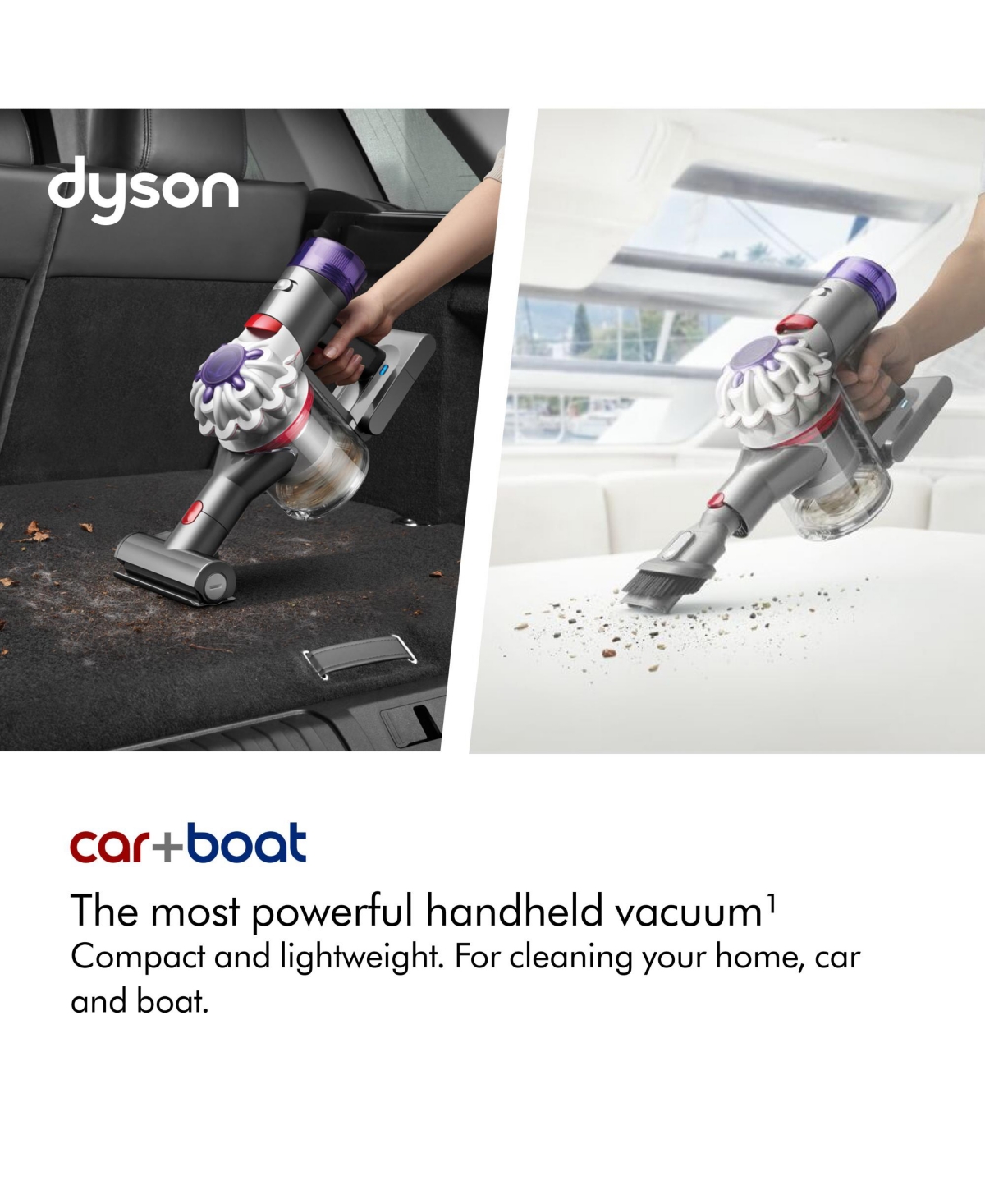 Dyson Car+Boat Handheld Vacuum | Silver