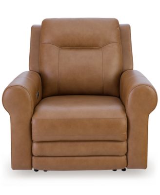 Alexandre Leather 39" Power Rocker Recliner with Power Headrest, Exclusively at Macy's