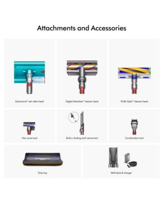 V15s Detect Submarine Absolute Wet &amp; Dry Vacuum Cleaner | Gold